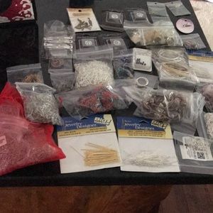Huge lot of jewelry making pieces
